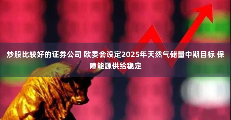 炒股比较好的证券公司 欧委会设定2025年天然气储量中期目标 保障能源供给稳定