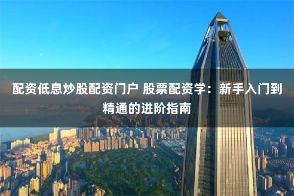 配资低息炒股配资门户 股票配资学：新手入门到精通的进阶指南